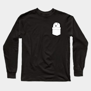 CURIOUS GHOST IN POCKET Long Sleeve T-Shirt